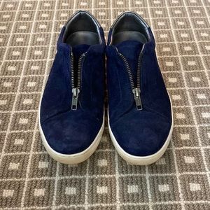 Navy Suede Johnston and Murphy Fashion Sneakers